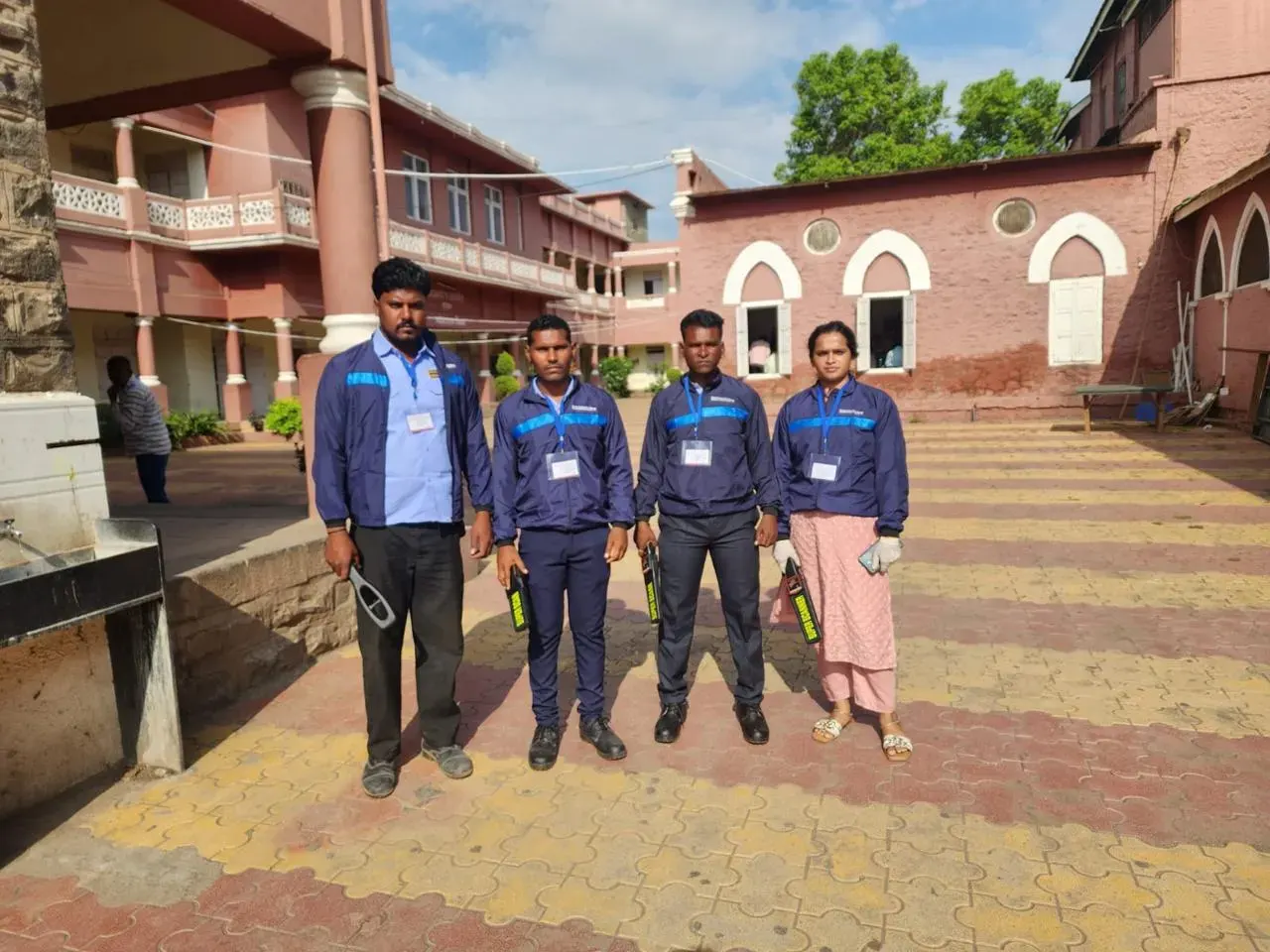 OSS team deployed at an educational campus