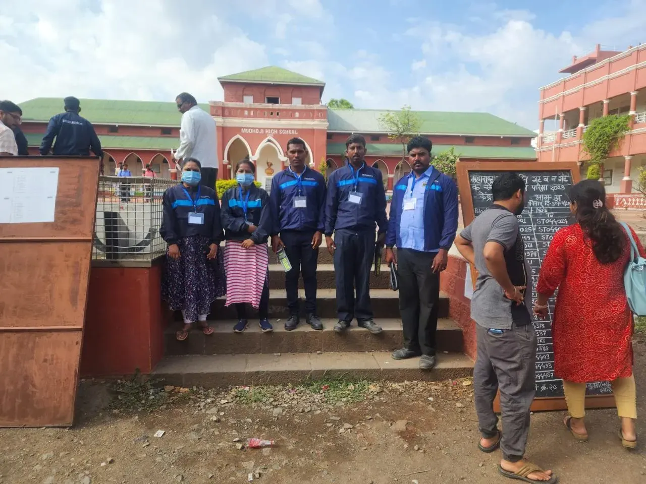 OSS staff at client site